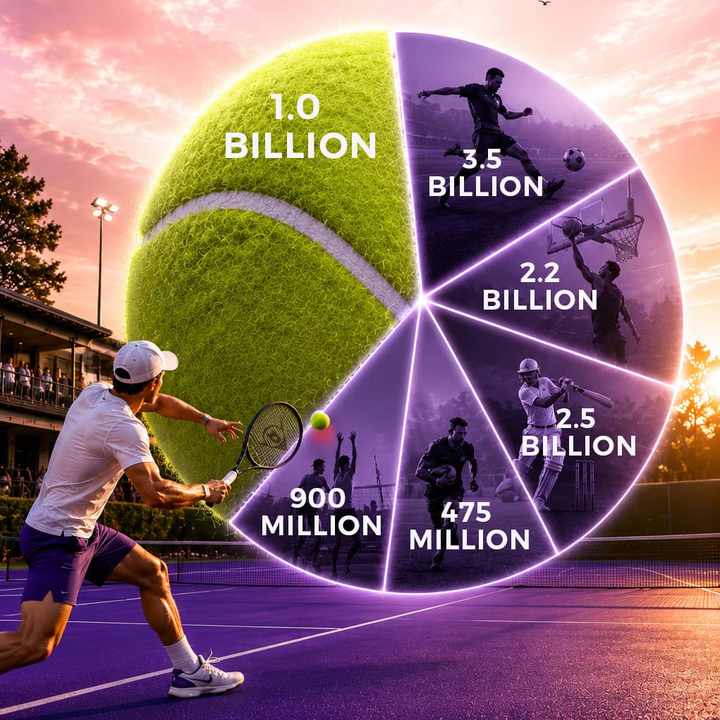 How Popular Is Tennis Amongst All Sports?